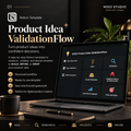 M352 Product Idea ValidationFlow Notion template cover showing the complete idea validation workflow