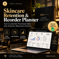 M352 Skincare Retention & Reorder Planner